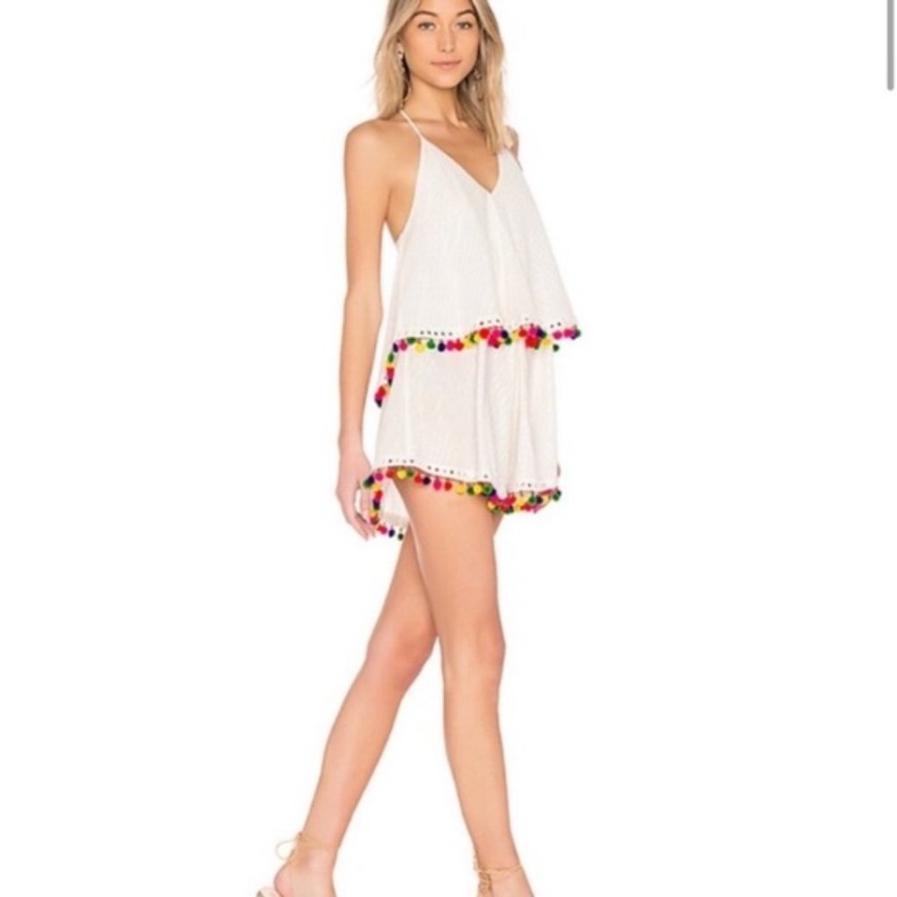 Tularosa Pom Pom Cover up Dress